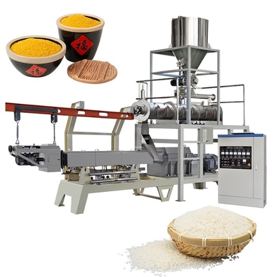 Edelstahl 304 Künstliche Reismaschine Automatischer 1000kg/Hr Extruder