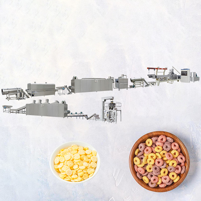Edelstahl-Frühstückskost- aus Getreidefertigungsstraße-Corn Flakes, die Maschine herstellen