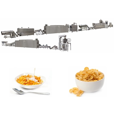 Corn Flakes-Herstellungsmaschine Gepuffte Frühstücksflocken-Corn-Flakes, die Maschine Corn Flakes-Linie herstellen