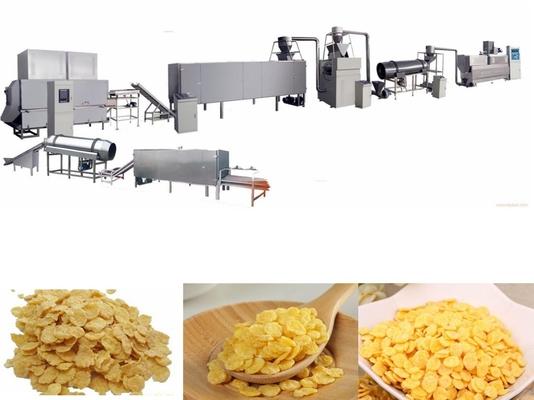 Hauch-Corn Flakes, die Maschine großes kg/h der Kapazitäts-500 - 1000 machen