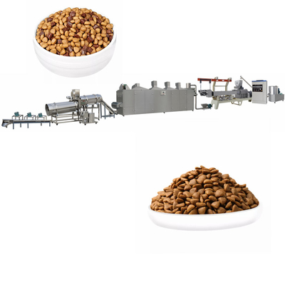 Automatisches Haustier-Lebensmittelproduktions-Fließband große Kapazität Soems 70kw trockenes