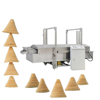 Signalhorn-Reis-Krusten-Maschine 300kg/H Fried Snack Production Line Sala