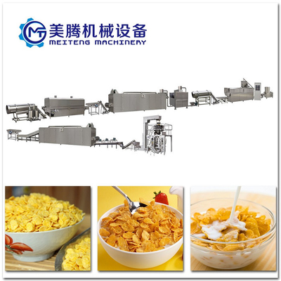 500kg/H Frühstückskost- aus Getreideproduktlinie-Corn- Flakeshersteller-Maschine 1500kg