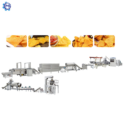 Mais knirscht Imbiss-Extruder-Maschine Tortilla-Chips Processing Lines SS304