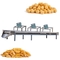 Mini Puffed Wheat Snacks Food verdrängen Mais-Hauch-Fertigungsstraße-Silber